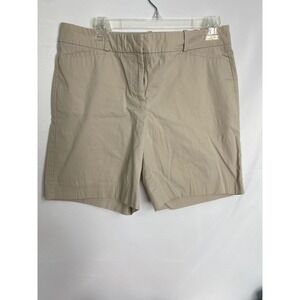 Talbots Women's Khaki Tan Chino‎ Shorts Size 8